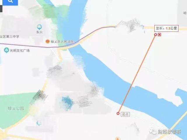 健身房与其住所直线距离1.3公里/漂移神父提供